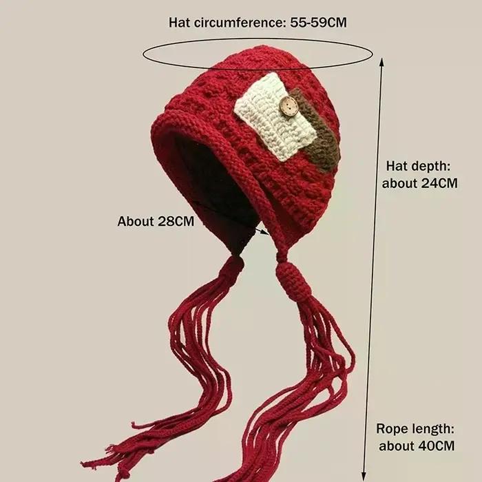 Chapeau tricoté à la main pour femmes