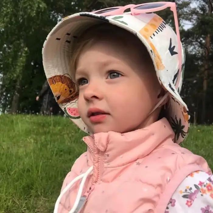 Chapeau Panama d'été pour bébés filles