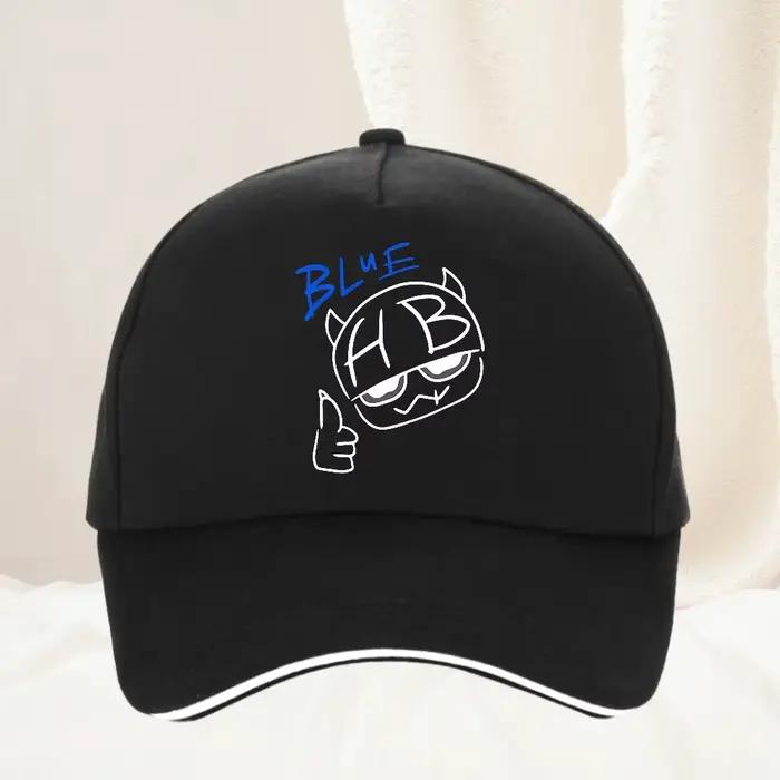 Casquette de baseball bleue Hannah Bahng HB pour hommes et femmes