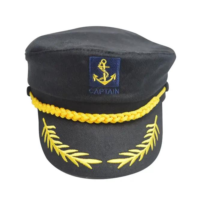 Casquette Militaire Élégante en Coton pour Hommes Femmes et Enfants Couleurs Vibrantes Design Classique Occasions Spéciales Cosplay Marin