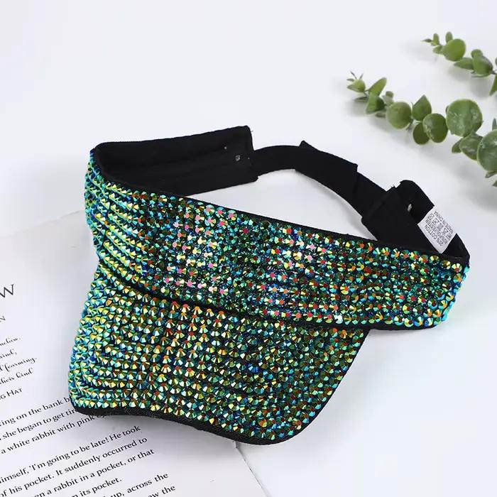 À la mode vide haut chapeau d'été diamant
