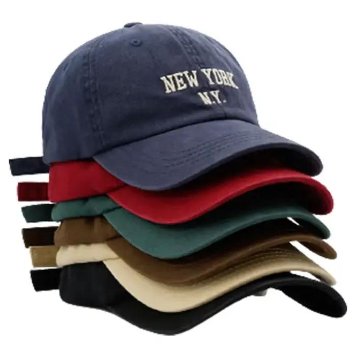 Casquette de Baseball avec lettres de NEW YORK pour femmes et hommes