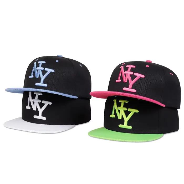 Unisexe NY lettre broderie Hip-hop chapeaux printemps automne en plein air réglable décontracté casquettes de Baseball crème solaire chapeau casquette de sport
