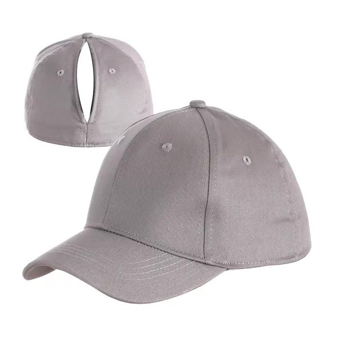 Casquette de baseball magnétique pour queue de cheval
