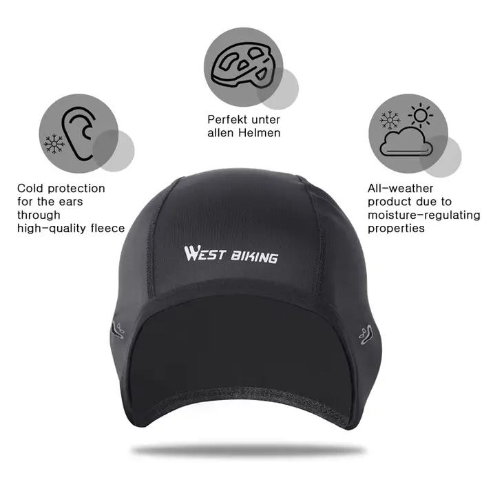 WEST BIKING – casquettes de cyclisme chaudes en polaire