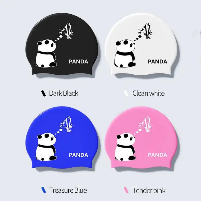 Krasnocartoon-Bonnet de natation en silicone pour adulte