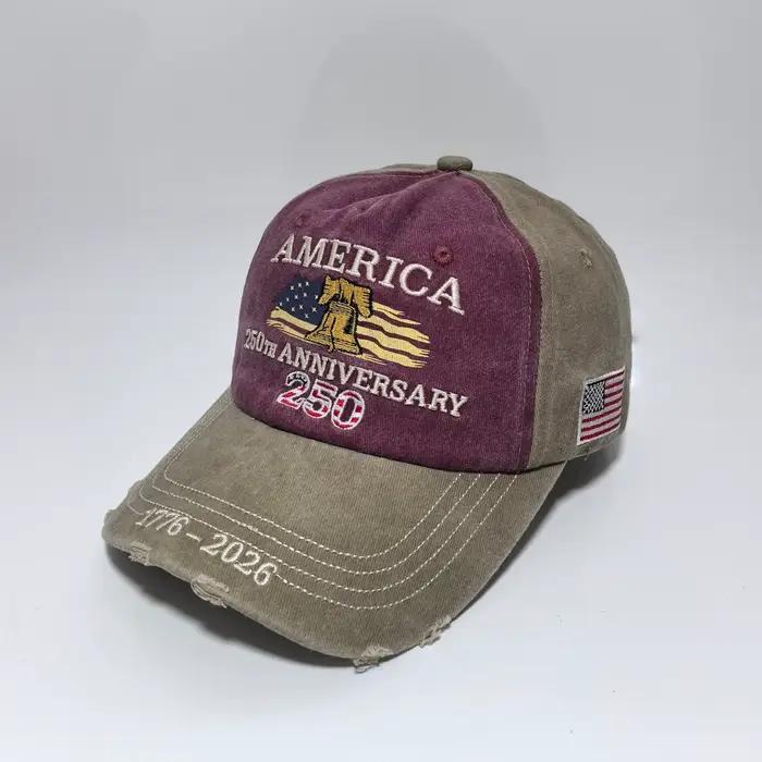 Casquette de baseball américaine pour le 250e anniversaire (1776-2026)