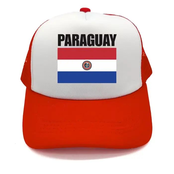 Casquettes de baseball avec drapeau du Paraguay pour hommes et femmes
