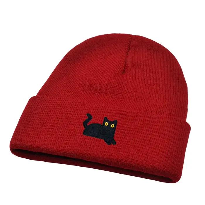Chapeau pull tricoté chaud pour hommes et femmes