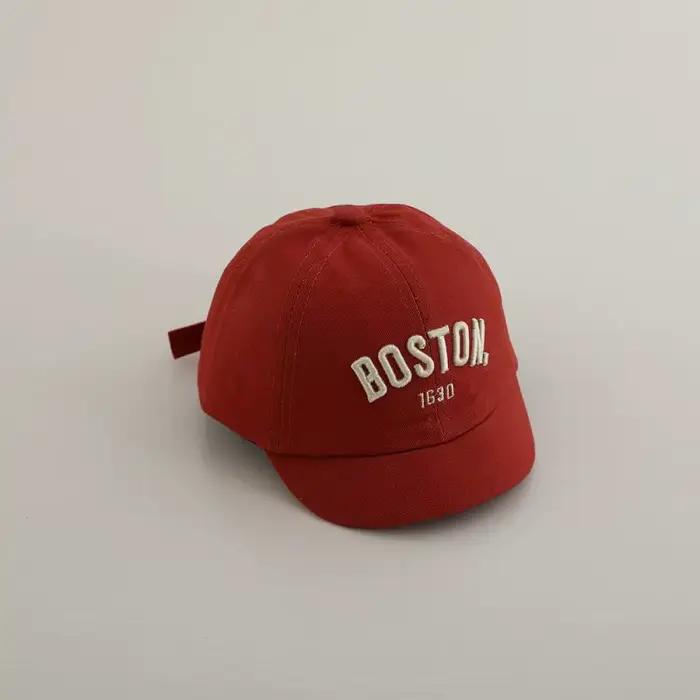 Nouvelle mode bébé lettre casquettes à pointe enfants broderie casquette de Baseball fille crème solaire chapeau