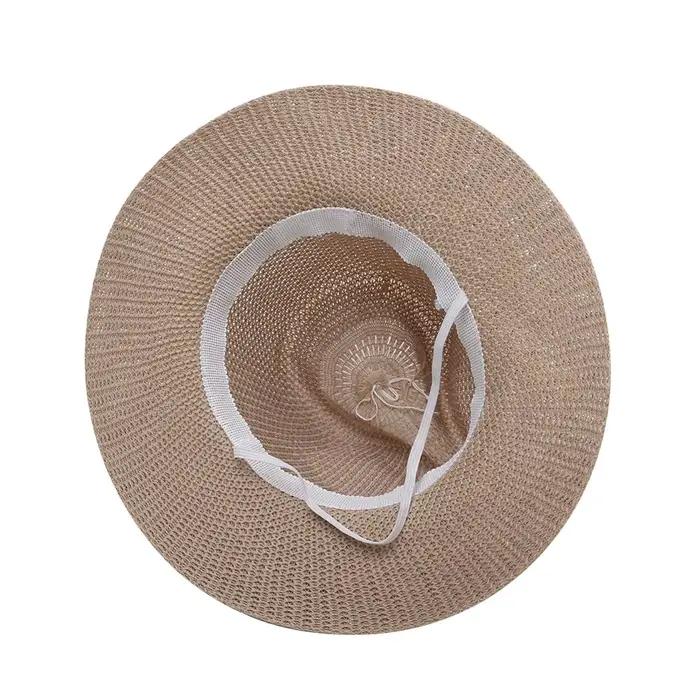 Chapeau de paille d'été pour hommes et femmes