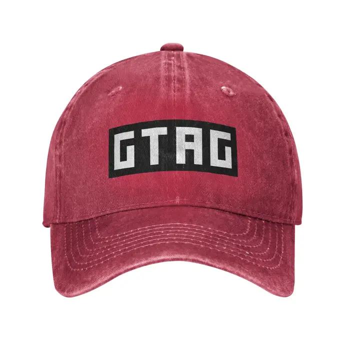 Casquette en jean décontractée avec logo non officiel Gorilla Tag "GTAG"