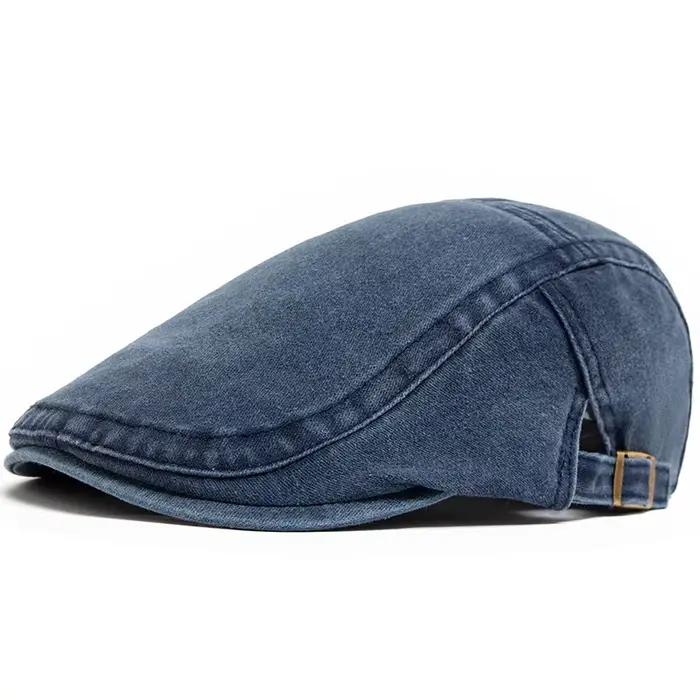 Nouveau Béret Vintage en Coton pour Hommes et Femmes