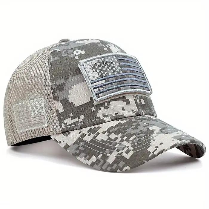 2025 mode nouveau chapeau de baseball brodé drapeau américain maille