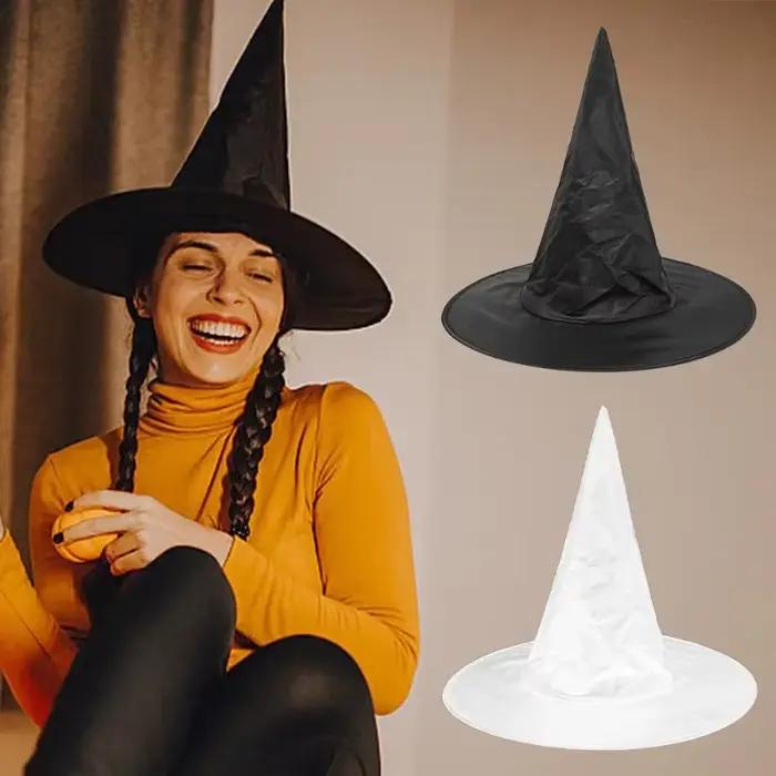 Chapeau de Sorcière Vintage en Laine Triblockchain pour Femme