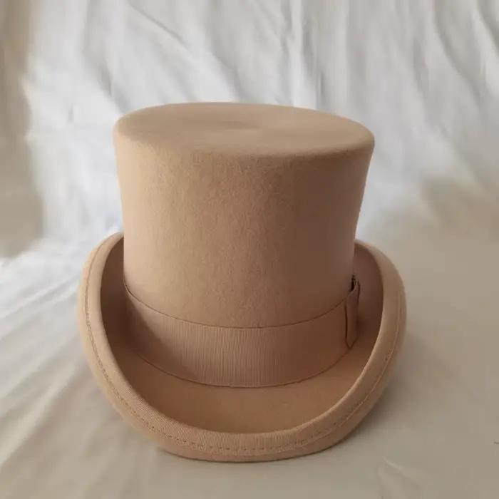 Chapeau haut-de-forme en laine formelle