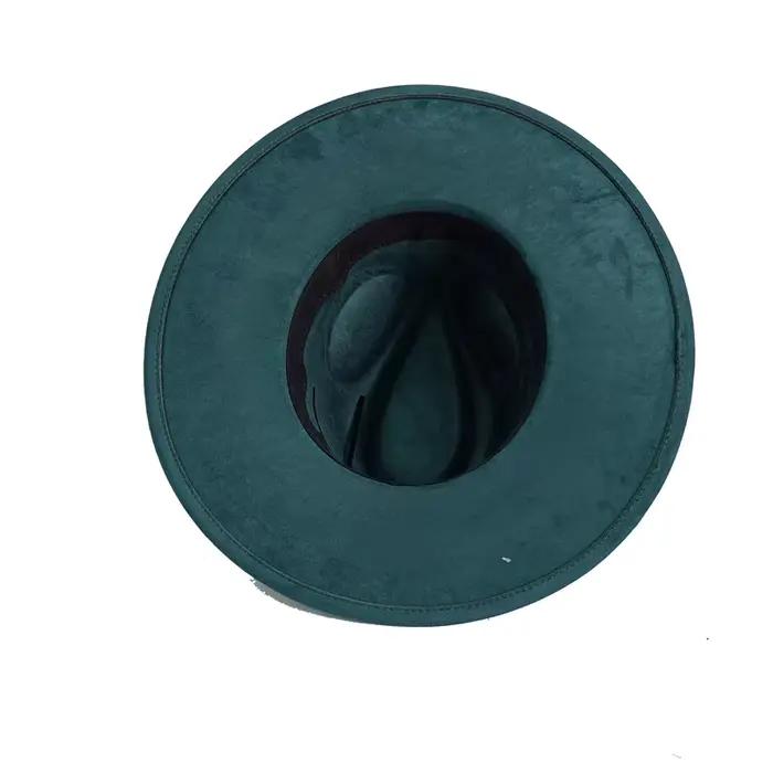 Malachite vert daim Chapeau à large bord 2025 nouveau