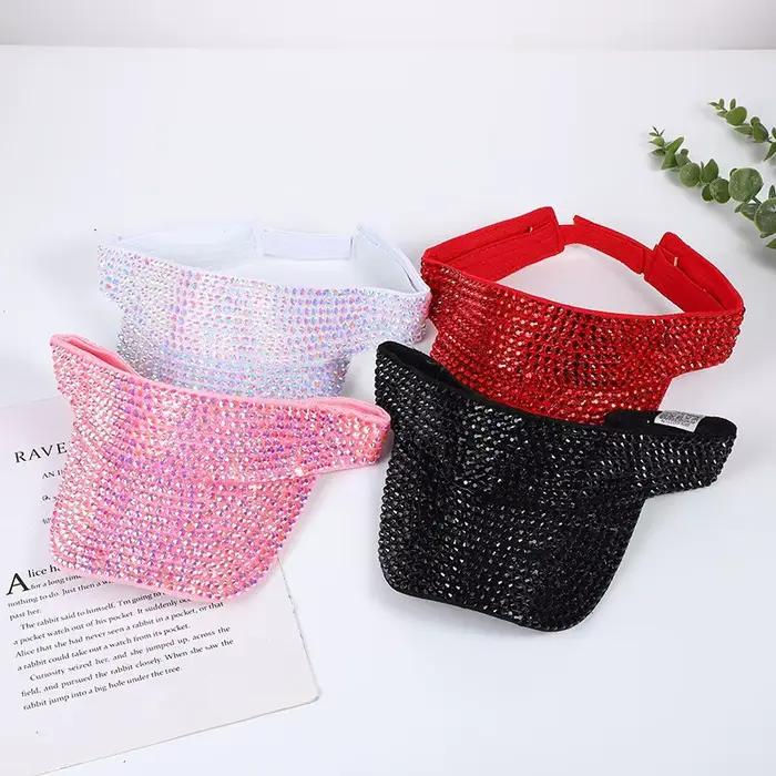 À la mode vide haut chapeau d'été diamant