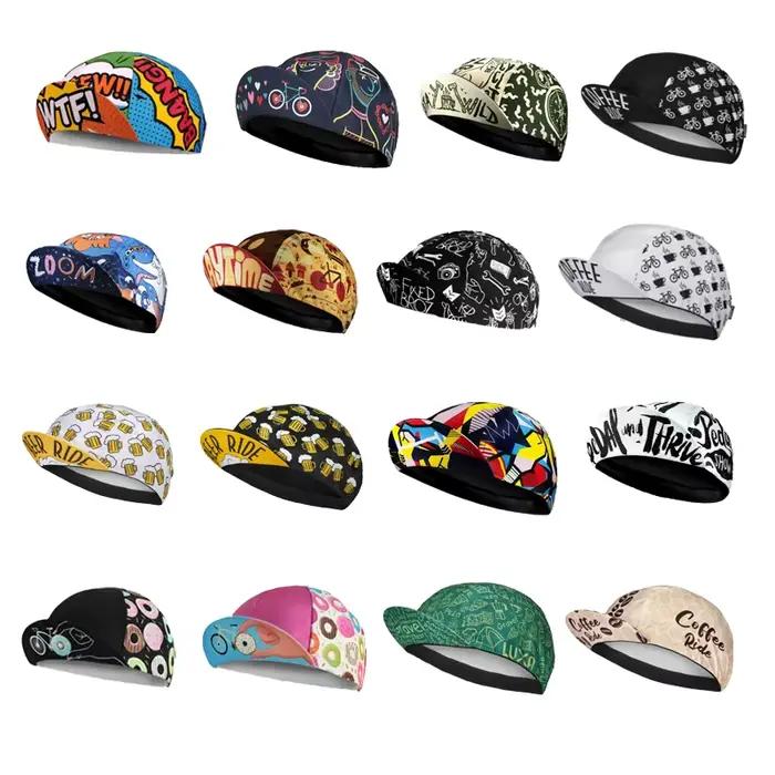 Chapeau de cyclisme drôle casquette de vélo de route été respirant coloré couvre-chef