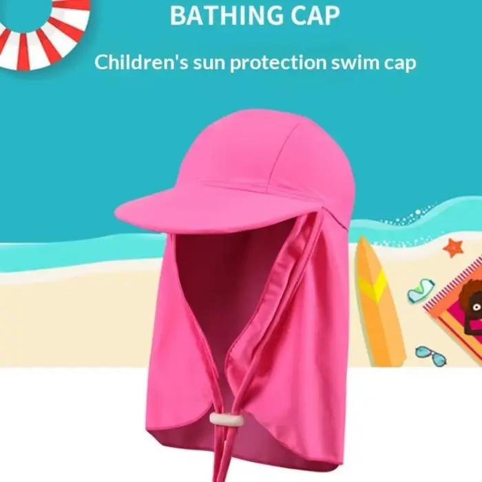 Chapeau de soleil anti-UV multicolore pour enfants