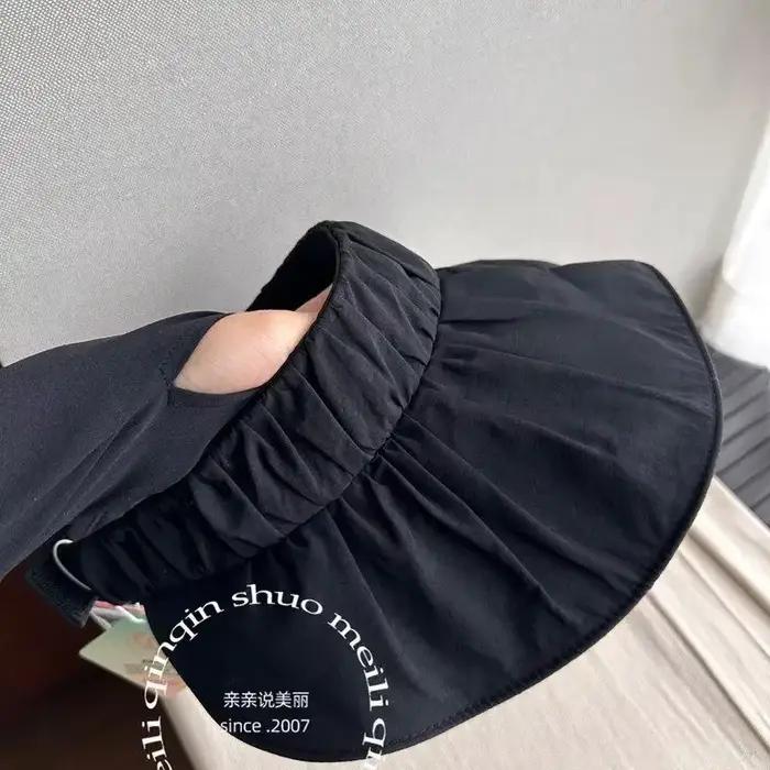 1 chapeau de soleil léger avec un design à calotte haute et à large bord