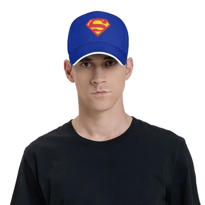 Casquette de baseball décontractée unisexe avec logo Superman