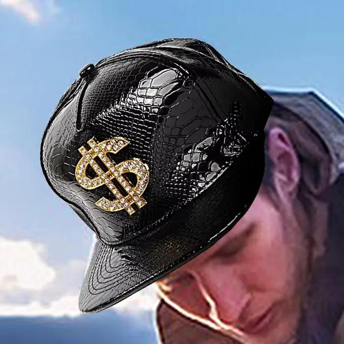 Crocodile Hip-hop casquettes or dollar signe mode pause danse rue