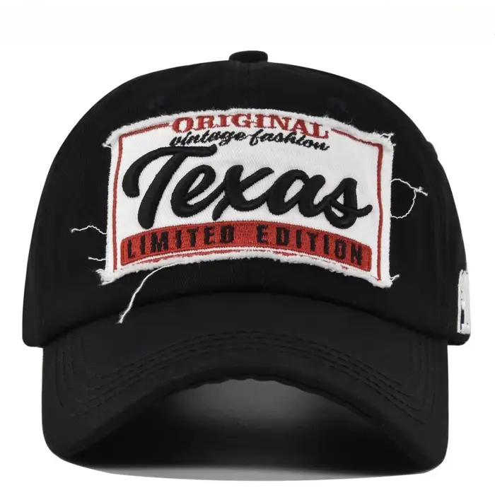 Casquette de Baseball brodée Vintage Texas édition limitée
