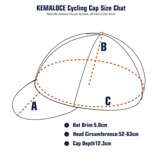 KEMALOCE hommes casquette de cyclisme Anti-UV été élastique séchage rapide