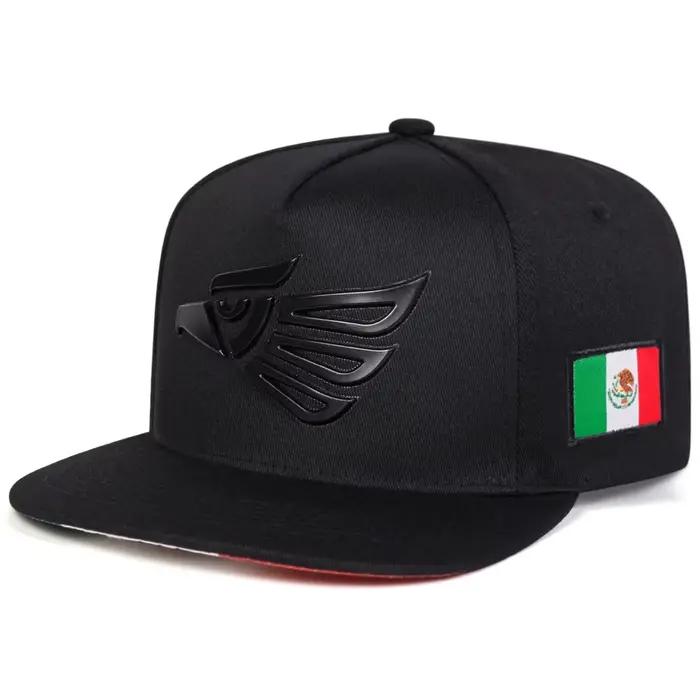Casquette de baseball unisexe avec broderie tête d'aigle, polyester, ajustable, style hip-hop, pour printemps et automne, protection solaire, décontracté