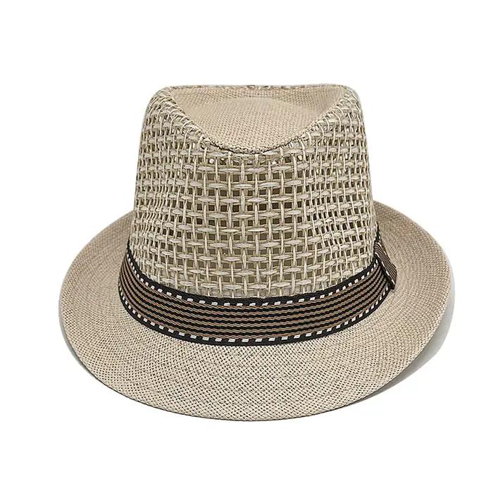 Chapeau de paille d'été tendance pour homme