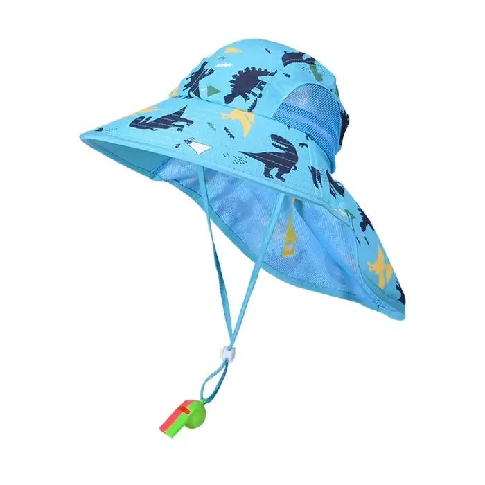 Filles garçons casquette enfant 3-12 ans chapeaux de soleil enfants seau casquettes en plein air plage randonnée