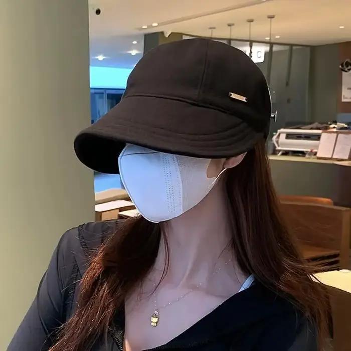 Casquette de baseball à large bord pour femmes