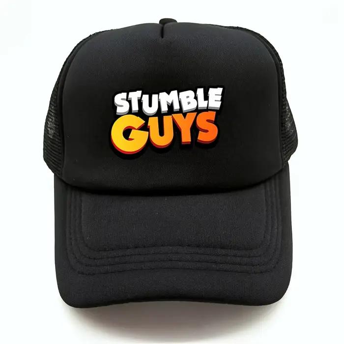Stumble Guys casquette de camionneur Cool hommes drôle Hip-Hop chapeau jeu casquettes de Baseball été unisexe maille Net