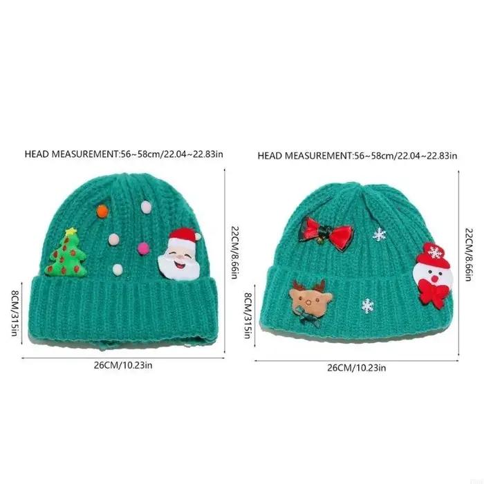 Bonnets fête noël crochet à main