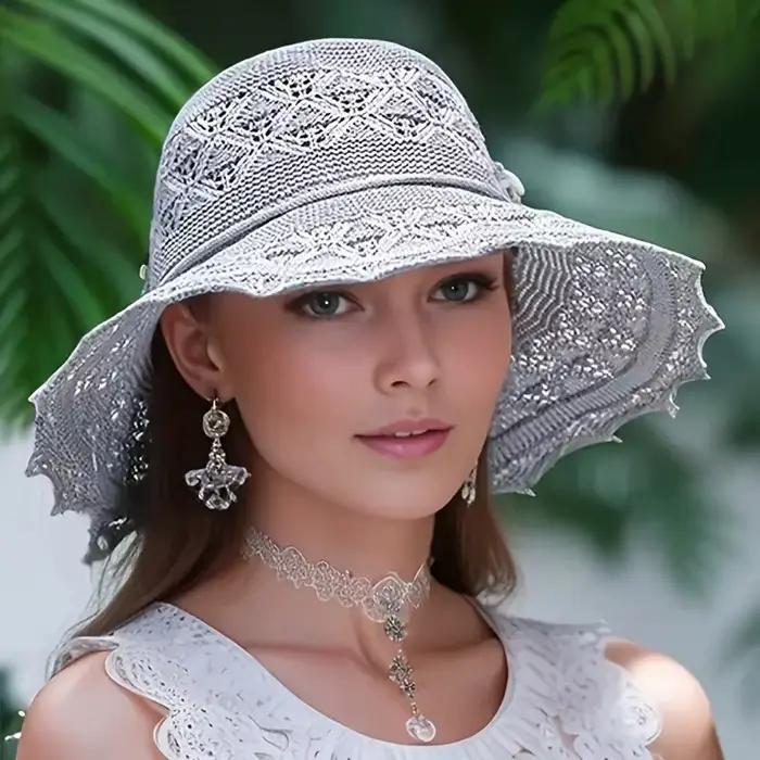 Nouveau chapeau d'été en paille version coréenne