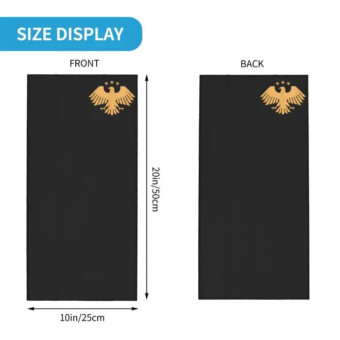 Aigle de Syrie 2025 Symbole Bandana Cache-cou Cagoules Wrap Écharpe Imprimé Syrian Fier Bandeau Multi-usage Unisexe Adulte Hiver