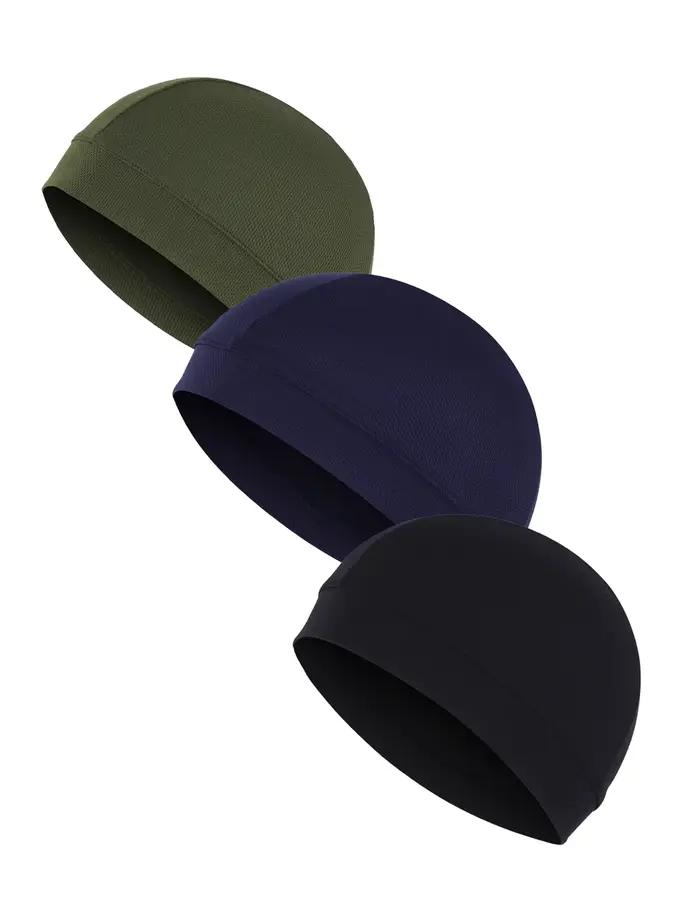 Bonnet uni style simple motif tête de mort pour hommes et femmes, bonnet décontracté respirant pour les sports de plein air polyvalent quatre saisons