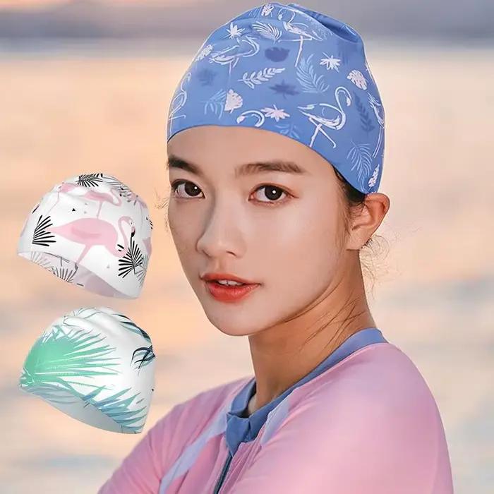 Bonnet de natation en Silicone pour filles