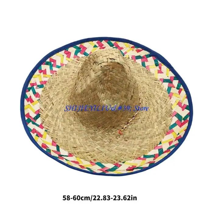 E21F – chapeau soleil tissé élégant