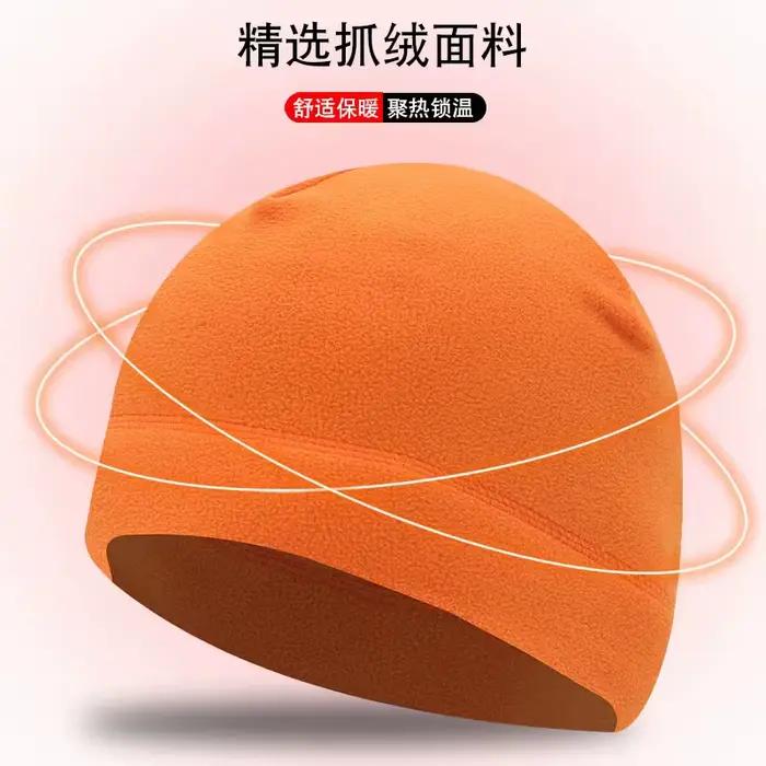 Chapeaux en tissu polaire chaud unisexe