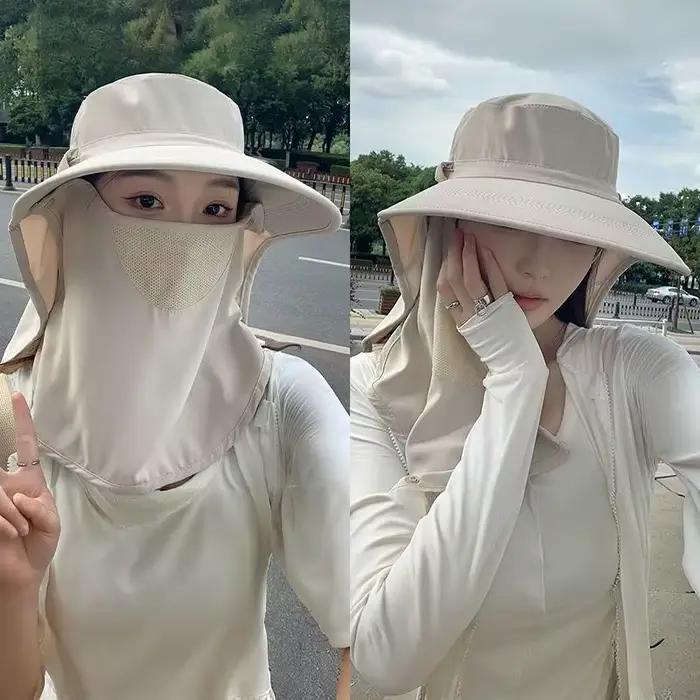 Chapeau de soleil anti-UV pour l'extérieur avec protection du cou