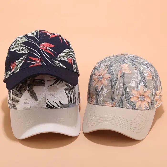 Casquette de baseball imprimée bohème pour femme