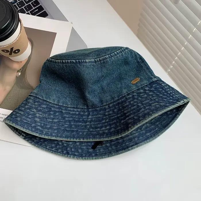 Chapeaux en denim vintage pour femmes et hommes