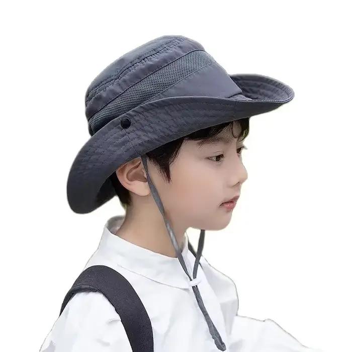 Filles garçons casquette enfant 2-6 ans chapeaux de soleil enfants seau casquettes en plein air plage randonnée