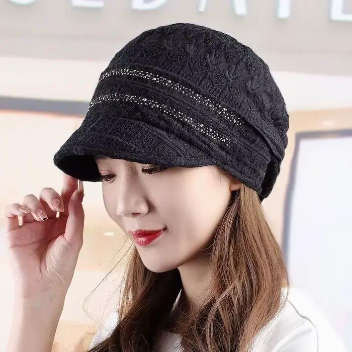 Casquette de tête légère et respirante pour femmes au printemps et en été