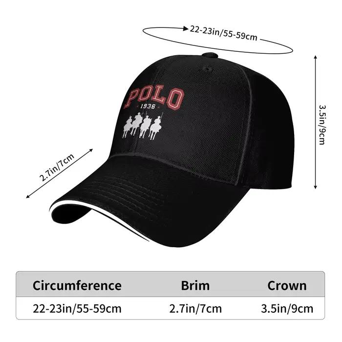 Collection 8 Styles Casquette de baseball unisexe bleu foncé 'Four Horse Rider Man EST.1936'