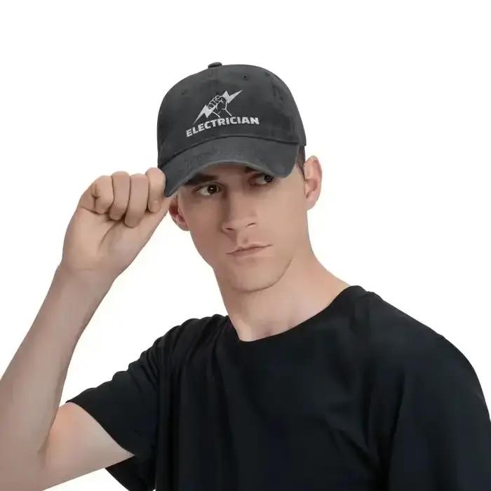 Casquette de Baseball pour électricien personnalisée