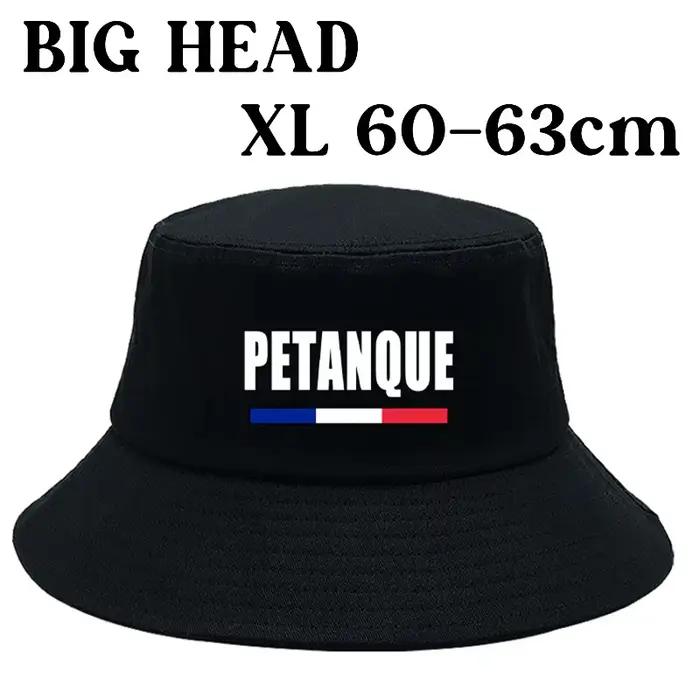 Chapeau de pêcheur surdimensionné en coton et polyester pour grandes têtes, protection solaire, résistant au vent, style sport, polyvalent pour hommes et femmes, occasions estivales et printemps