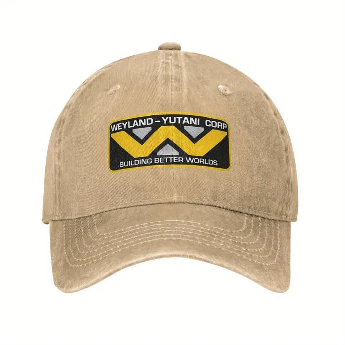 Weyland-Yutani Corp. Casquette de baseball avec logo pour hommes et femmes - Style rétro vintage réglable avec